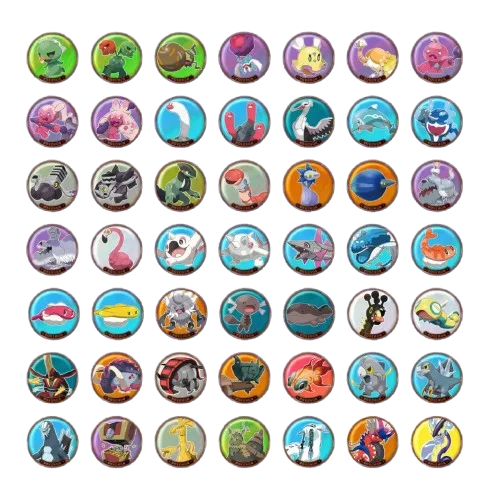 Pokemon TCG -  Paldea Magnet Blind Box Vol.2 Chinese (2 Boosters + 1 Metal Magnetic Coin)